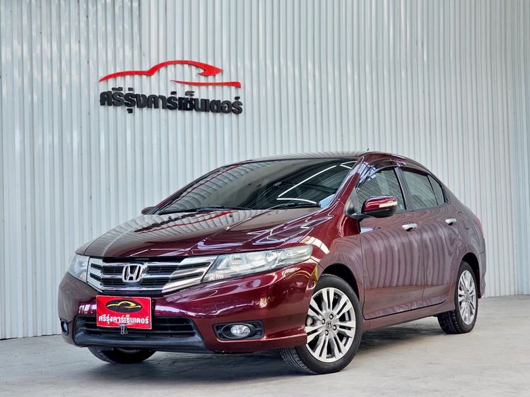 Honda City 2013 1.5 S i-VTEC Sedan เบนซิน ไม่ติดแก๊ส เกียร์อัตโนมัติ ม่วง