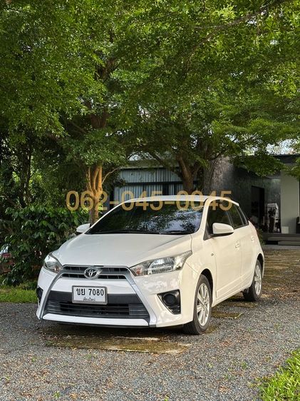 Toyota Yaris 2013 1.2 E Sedan เบนซิน ไม่ติดแก๊ส เกียร์อัตโนมัติ ขาว
