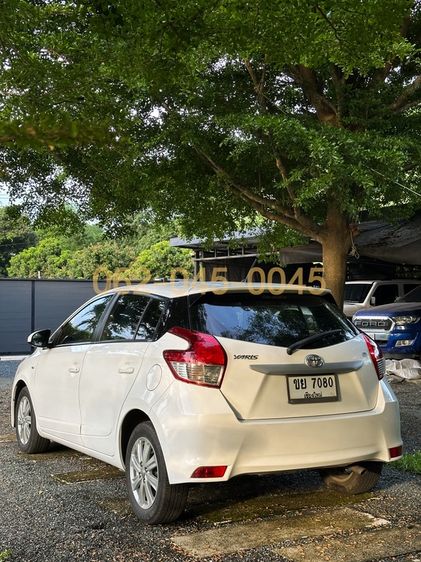 Toyota Yaris 2013 1.2 E Sedan เบนซิน ไม่ติดแก๊ส เกียร์อัตโนมัติ ขาว รูปที่ 3