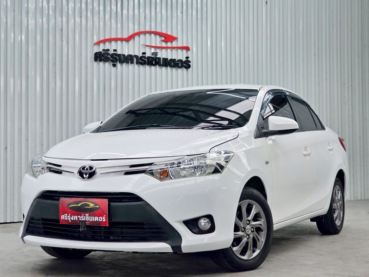 Toyota Vios 2014 1.5 E Sedan เบนซิน ไม่ติดแก๊ส เกียร์อัตโนมัติ ขาว