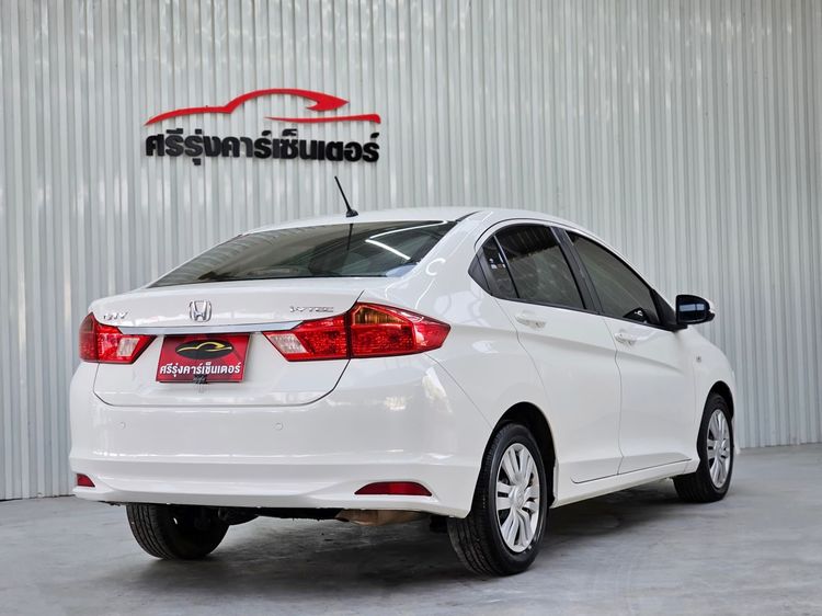 Honda City 2016 1.5 S i-VTEC Sedan เบนซิน ไม่ติดแก๊ส เกียร์อัตโนมัติ ขาว รูปที่ 4