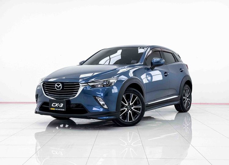 รถ Mazda CX-3 2.0 S สี น้ำเงิน
