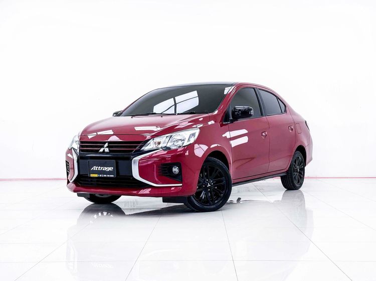 Mitsubishi Attrage 2024 1.2 GLX Sedan เบนซิน ไม่ติดแก๊ส เกียร์อัตโนมัติ แดง