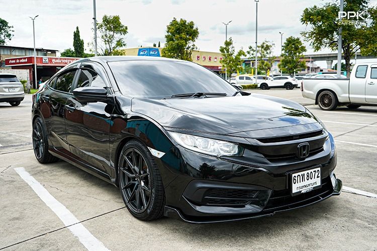 Honda Civic 2017 1.8 E i-VTEC Sedan เบนซิน ไม่ติดแก๊ส เกียร์อัตโนมัติ ดำ รูปที่ 3