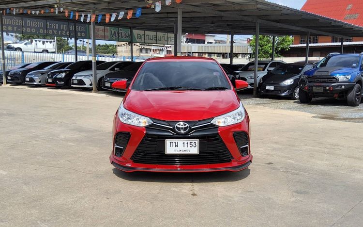 Toyota Yaris 2022 1.2 Entry Sedan เบนซิน ไม่ติดแก๊ส เกียร์อัตโนมัติ แดง รูปที่ 2