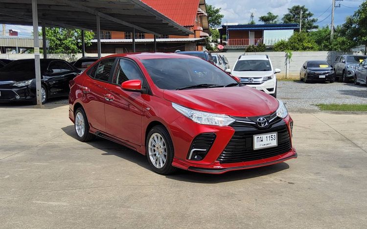 Toyota Yaris 2022 1.2 Entry Sedan เบนซิน ไม่ติดแก๊ส เกียร์อัตโนมัติ แดง รูปที่ 3