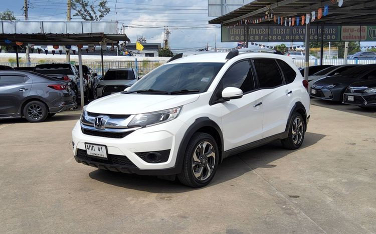 Honda BR-V 2018 1.5 V Utility-car เบนซิน ไม่ติดแก๊ส เกียร์อัตโนมัติ ขาว