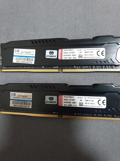 (ขายแล้ว)Kingston HyperX DDR4 16GB (8GBx2)Bus2400 ประกัน JIB SYNNEX LT รูปที่ 3