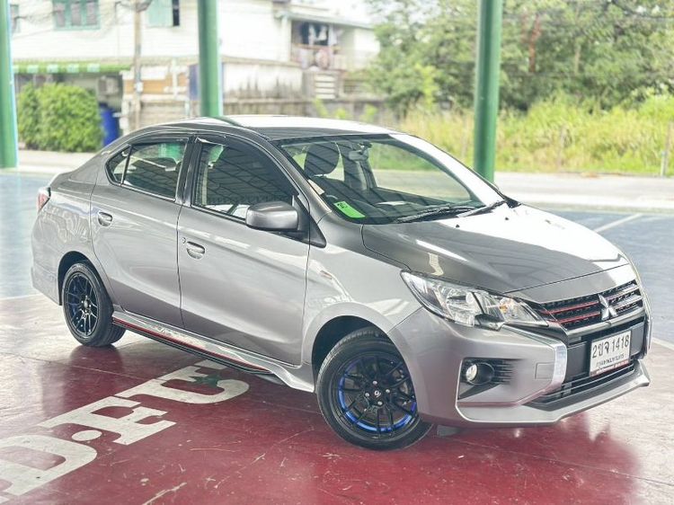 Mitsubishi Attrage 2021 1.2 GLX Sedan เบนซิน ไม่ติดแก๊ส เกียร์อัตโนมัติ เทา รูปที่ 4