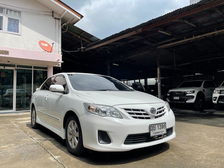 Toyota Altis 2011 1.6 E CNG Sedan เบนซิน ไม่ติดแก๊ส เกียร์อัตโนมัติ ขาว