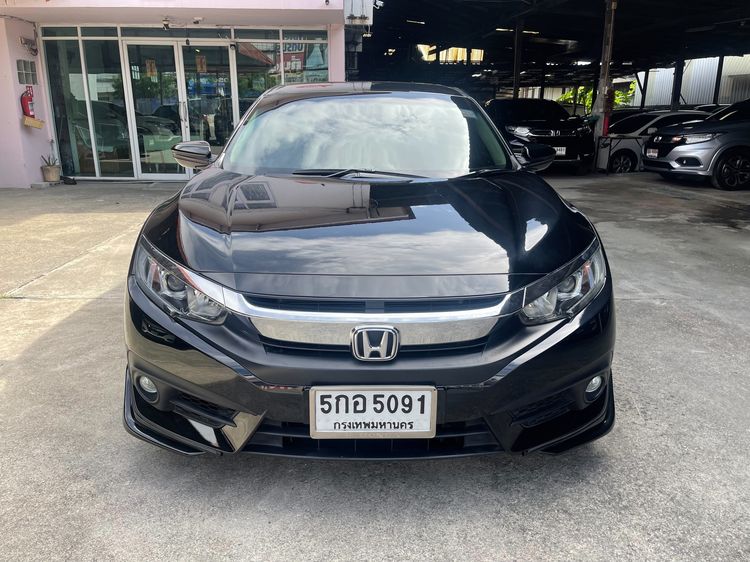 Honda Civic 2017 1.8 EL i-VTEC Sedan เบนซิน ไม่ติดแก๊ส เกียร์อัตโนมัติ ดำ รูปที่ 2