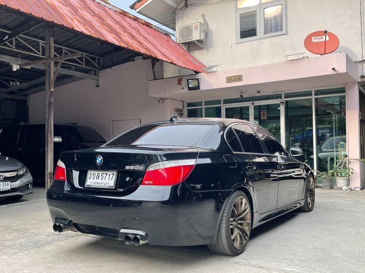 BMW Series 5 2010 520d Sedan ดีเซล ไม่ติดแก๊ส เกียร์อัตโนมัติ ดำ รูปที่ 4