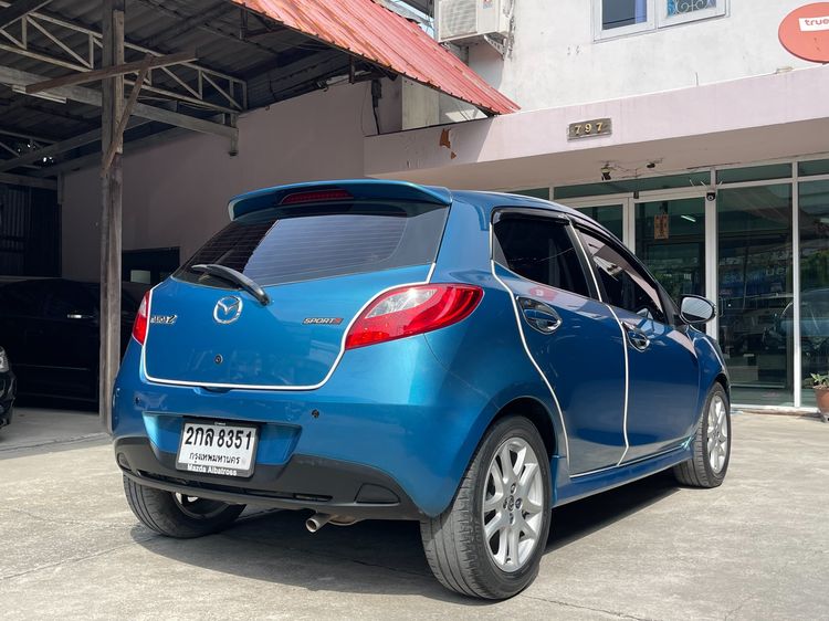 Mazda Mazda 2 2013 1.5 Spirit Sports Sedan เบนซิน ไม่ติดแก๊ส เกียร์อัตโนมัติ ฟ้า รูปที่ 4