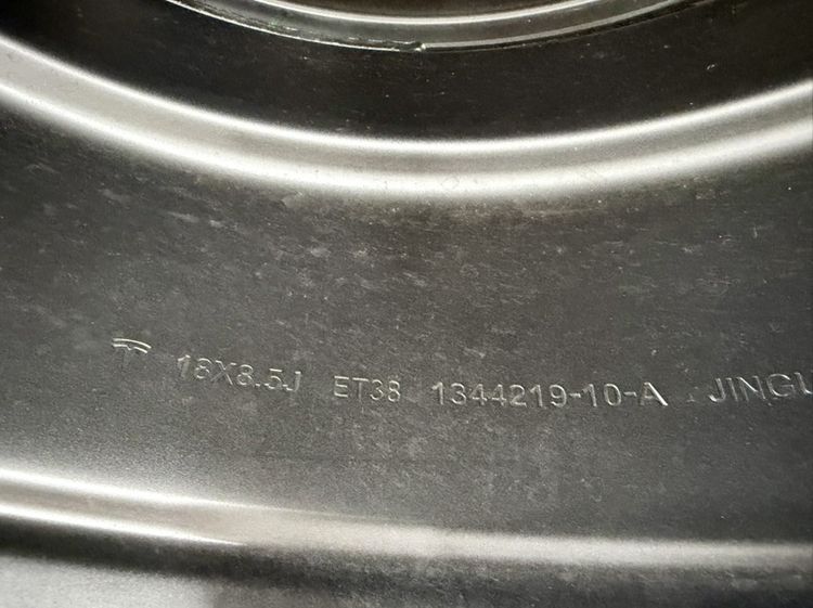 ล้อกระทะ TESLA 18” 5 รู 114 กว้าง 8.5“ ET38 ใส่ HONDA TOYOTA ได้เลย รูปที่ 4