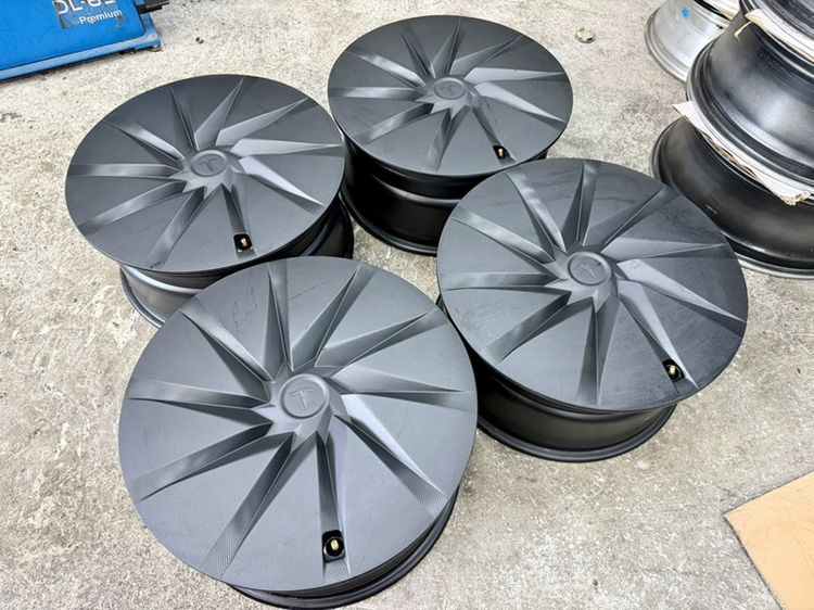 ล้อกระทะ TESLA 18” 5 รู 114 กว้าง 8.5“ ET38 ใส่ HONDA TOYOTA ได้เลย รูปที่ 3