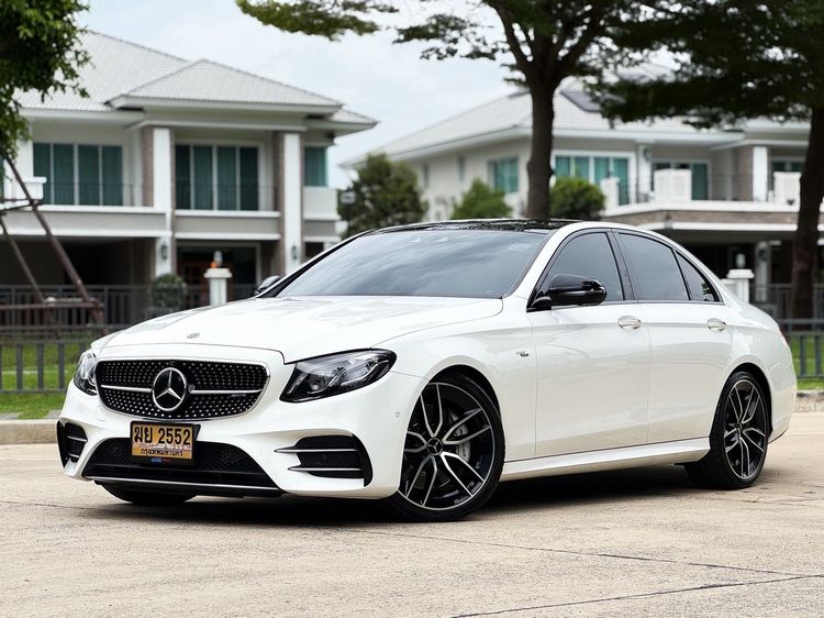 Mercedes-Benz E-Class 2021 E53 3.0 Sedan AMG 4MATIC+ Sedan เบนซิน ไม่ติดแก๊ส เกียร์อัตโนมัติ ขาว