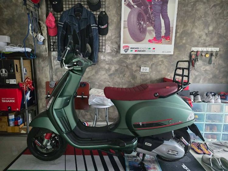 Vespa 2022 เวสป้า s125 เขียวด้าน สีพิเศษ