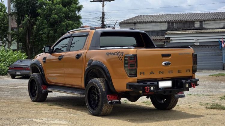 Ford Ranger 2018 2.0 Hi-Rider Wildtrak Pickup ดีเซล เกียร์อัตโนมัติ ส้ม รูปที่ 2