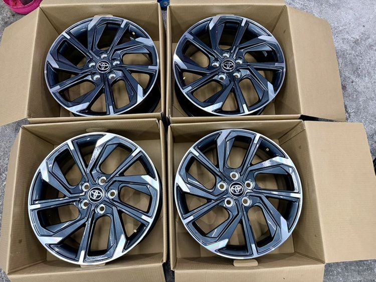 ล้อแม็ก TOYOTA COROLLA CROSS ขอบ 18” 5 รู 114 ถอดป้ายแดง ใส่ CAMRY INNOVA VIGO ได้หมด รูปที่ 2