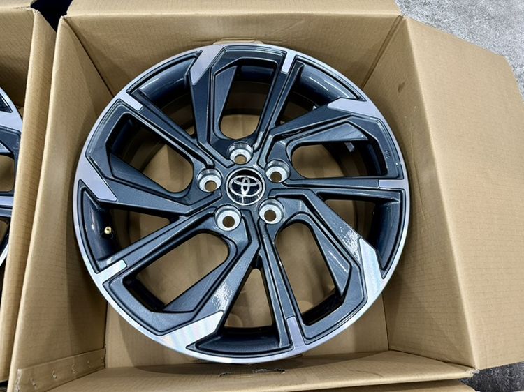 ล้อแม็ก TOYOTA COROLLA CROSS ขอบ 18” 5 รู 114 ถอดป้ายแดง ใส่ CAMRY INNOVA VIGO ได้หมด รูปที่ 6
