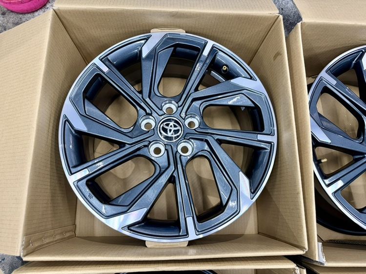 ล้อแม็ก TOYOTA COROLLA CROSS ขอบ 18” 5 รู 114 ถอดป้ายแดง ใส่ CAMRY INNOVA VIGO ได้หมด รูปที่ 7