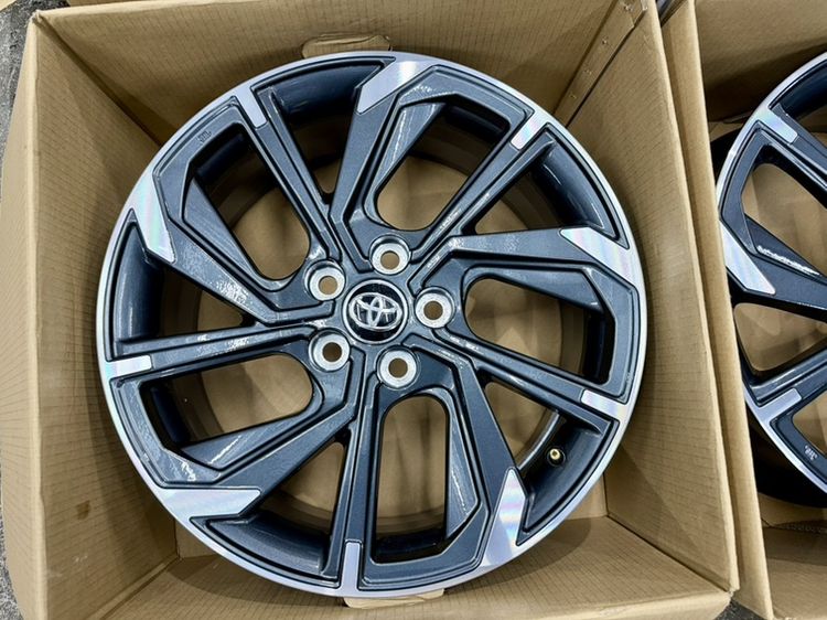 ล้อแม็ก TOYOTA COROLLA CROSS ขอบ 18” 5 รู 114 ถอดป้ายแดง ใส่ CAMRY INNOVA VIGO ได้หมด รูปที่ 4