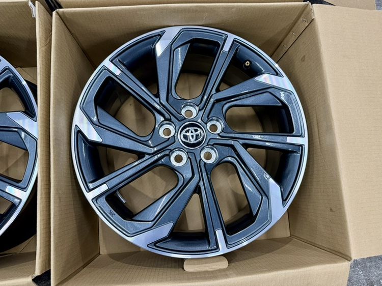 ล้อแม็ก TOYOTA COROLLA CROSS ขอบ 18” 5 รู 114 ถอดป้ายแดง ใส่ CAMRY INNOVA VIGO ได้หมด รูปที่ 5
