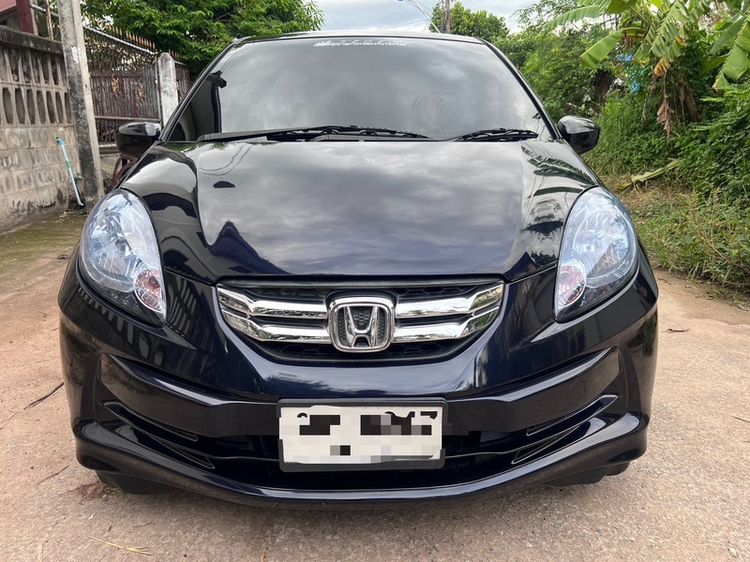 Honda Brio 2013 1.2 Amaze V Sedan เบนซิน ไม่ติดแก๊ส เกียร์อัตโนมัติ น้ำเงิน รูปที่ 2