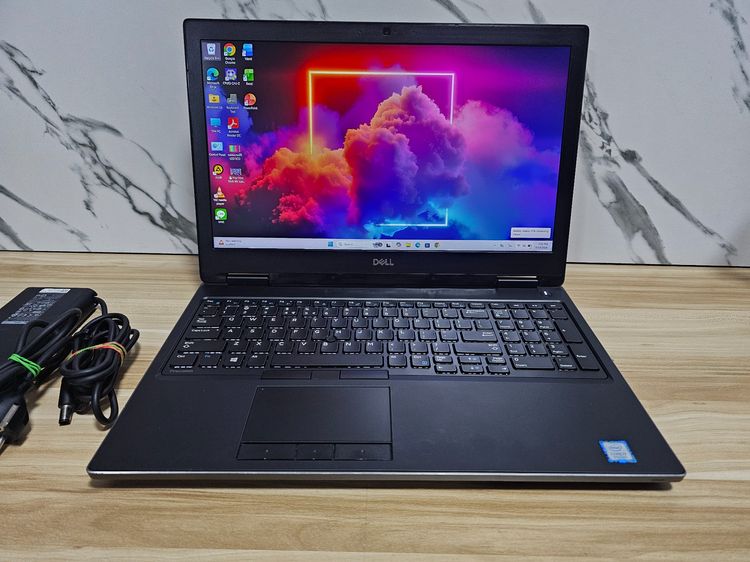 XPS วินโดว์ 16 กิกะไบต์ อื่นๆ ไม่ใช่ DELL Precision 7530 Workstation i7-8850H +Ram16+QuadroT1000 +15.6 iPs Fhd+ssd 512 gb