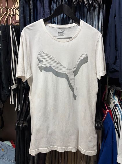 เสื้อ puma สีขาว สะท้อนแสง
