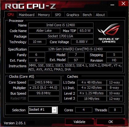 CPU INTEL CORE I5 12400 มีการ์ดจอในตัว มีประกันถึง 11/2571 (Synnex+Advice) รูปที่ 4