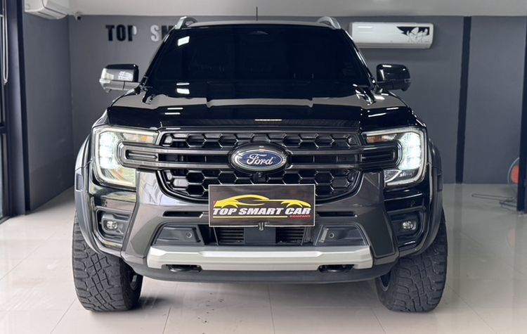 Ford Ranger 2022 2.0 Bi-Turbo Hi-Rider Wildtrak Pickup ดีเซล ไม่ติดแก๊ส เกียร์อัตโนมัติ ดำ รูปที่ 2