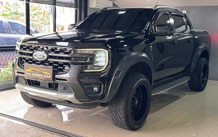 รถ Ford Ranger 2.0 Bi-Turbo Hi-Rider Wildtrak สี ดำ