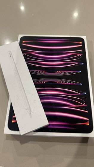 256 GB [ขายยกเซ็ต] iPad Pro 11-inch (Gen 4) Wi-Fi + Cellular 256GB + Apple Pencil 2 ครบกล่อง สภาพสวย 90%