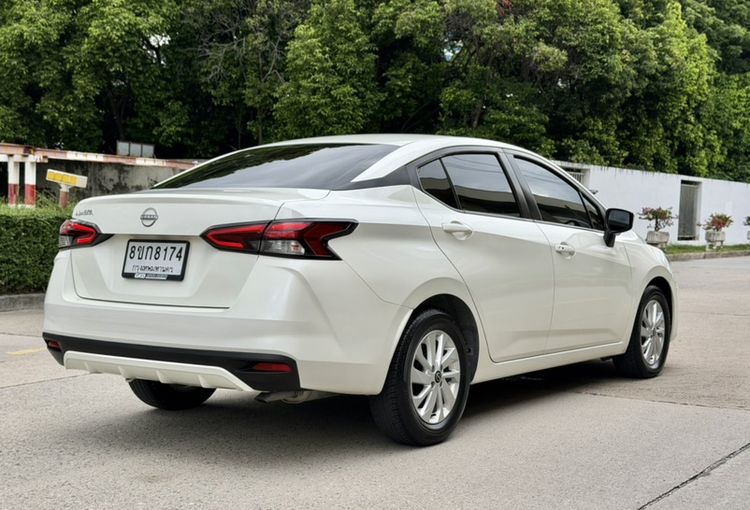 Nissan Almera 2024 1.0 EL Sedan เบนซิน ไม่ติดแก๊ส เกียร์อัตโนมัติ ขาว รูปที่ 4