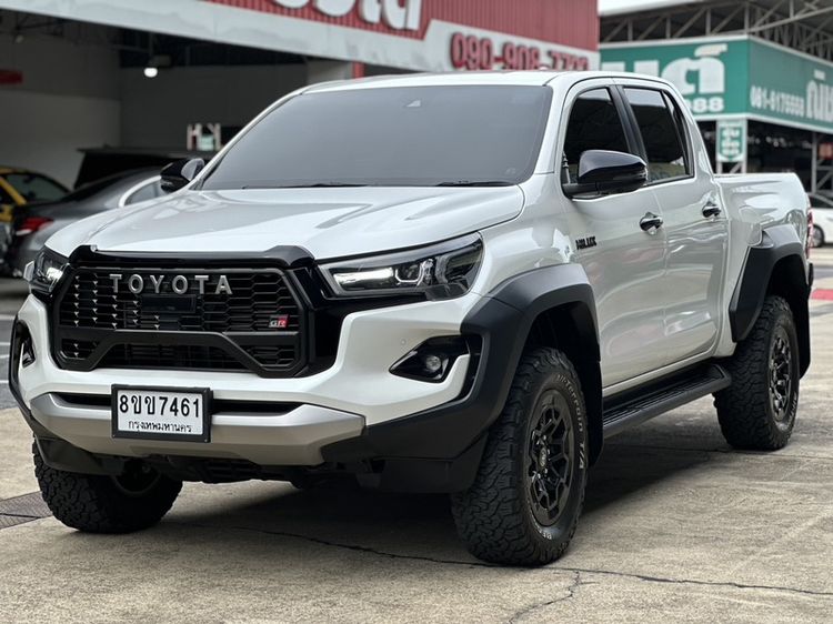 Toyota Hilux Revo 2024 2.8 4WD GR Sport Wide Tread Double Cab Pickup ดีเซล ไม่ติดแก๊ส เกียร์อัตโนมัติ ขาว รูปที่ 2