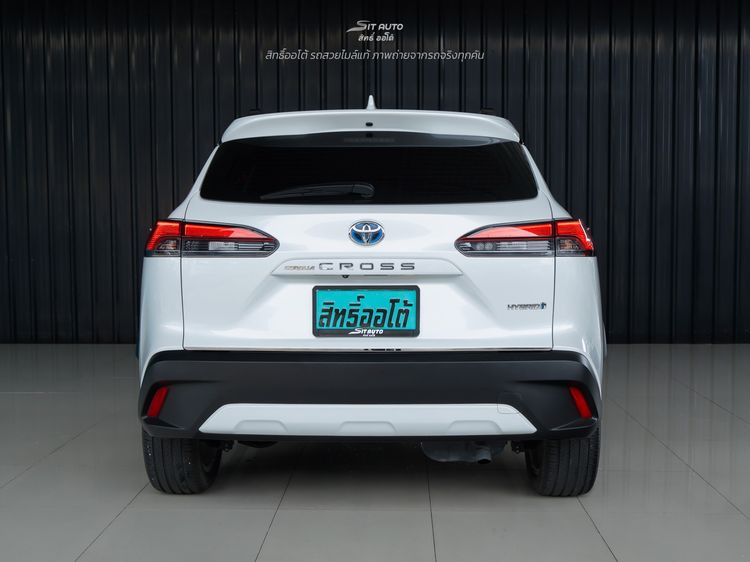 Toyota Corolla Cross 2021 1.8 Hybrid Premium Safety Utility-car ไฮบริด ไม่ติดแก๊ส เกียร์อัตโนมัติ ขาว รูปที่ 3