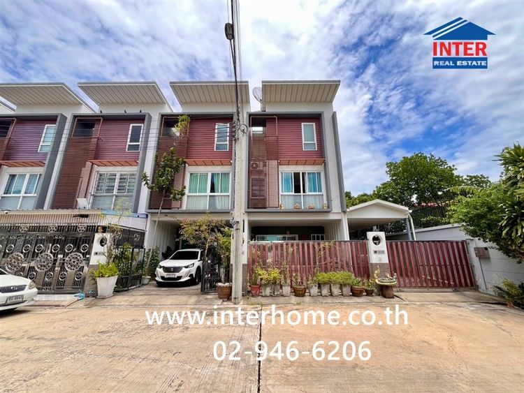 ทาวน์โฮม 3 ชั้น 44 ตร.ว. หมู่บ้านบารอนเนียทาวน์ ท่าน้ำนนท์ ซอยบางศรีเมือง3 ถนนนครอินทร์ ถนนราชพฤกษ์ เมืองนนทบุรี นนทบุรี