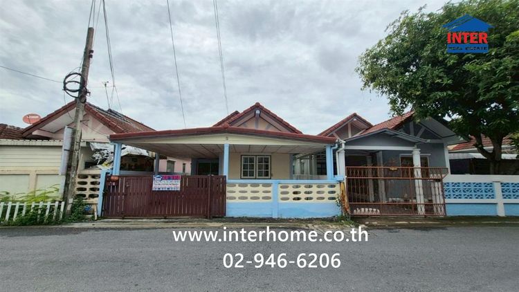 บ้านเดี่ยว 1 ชั้น 30 ตร.ว. หมู่บ้านพิบูลย์ทรัพย์1 ซอยเลียบวารี27 ถนนสุวินทวงศ์ ถนนเลียบวารี เขตหนองจอก กรุงเทพมหานคร