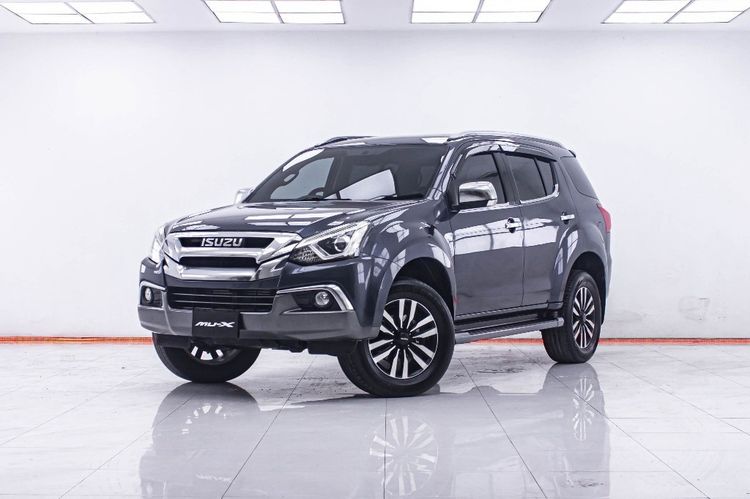 Isuzu MU-X 2017 1.9 DVD Utility-car ดีเซล ไม่ติดแก๊ส เกียร์อัตโนมัติ เทา