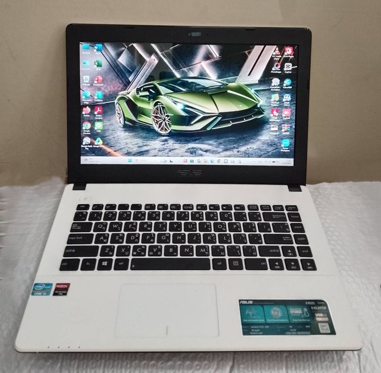 ASUS X452C i3-3217U Ram 8GB SSD 120 GB จอ 14 นิ้ว ใช้งานทั่วไป ดูหนังฟังเพลง เล่นไลน์ ราคา 1,800.-บาท จัดส่งฟรีทั่วประเทศ 