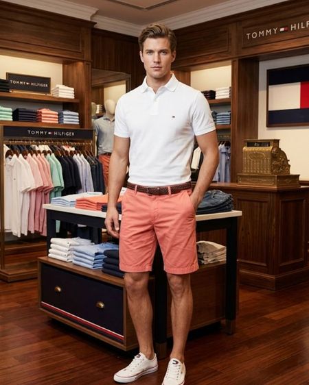 กางเกงขาสั้น อื่นๆ แขนสั้น Tommy Hilfiger