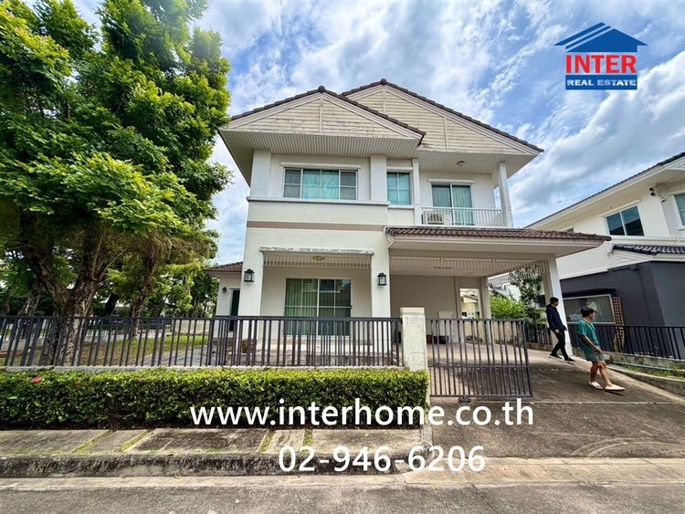บ้านเดี่ยว 2 ชั้น 72.4 ตร.ว. หมู่บ้านชลลดา สุวรรณภูมิ ถนนลาดกระบัง ถนนวัดศรีวารีน้อย บางเสาธง สมุทรปราการ
