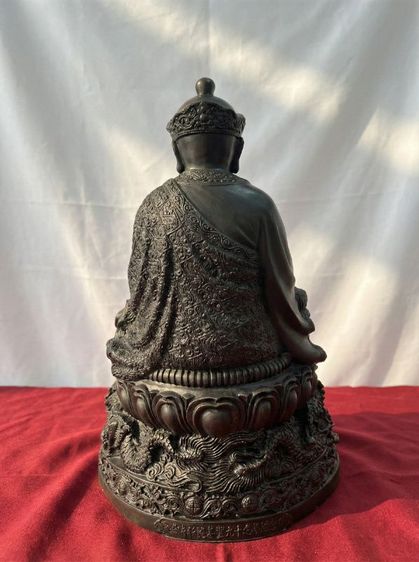 หลวงปู่ ไต้ฮงกง รุ่นฉลองครบ90ปี มูลนิธิป่อเต็กตึ๊ง ปี2543 (ปีมังกรทอง) หน้าตัก9นิ้ว เนื้อโลหะทองเหลือง รูปที่ 4