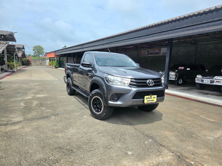 Toyota Hilux Revo 2015 2.8 J 4WD Pickup ดีเซล ไม่ติดแก๊ส เกียร์ธรรมดา เทา