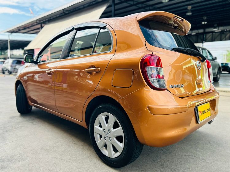 Nissan March 2012 1.2 V Sedan เบนซิน ไม่ติดแก๊ส เกียร์อัตโนมัติ ส้ม รูปที่ 4