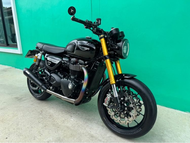 Triumph Speed twin1200 สีดำ ปี22จด23 วิ่ง2,000 โล  รูปที่ 2