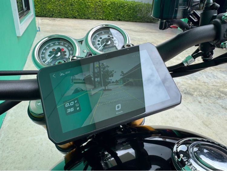 Triumph Speed twin1200 สีดำ ปี22จด23 วิ่ง2,000 โล  รูปที่ 15