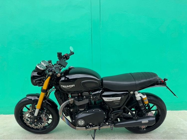 Triumph Speed twin1200 สีดำ ปี22จด23 วิ่ง2,000 โล  รูปที่ 17