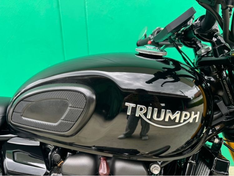 Triumph Speed twin1200 สีดำ ปี22จด23 วิ่ง2,000 โล  รูปที่ 5